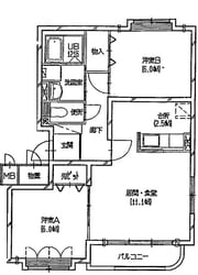 篠路駅 徒歩12分 3階の物件間取画像